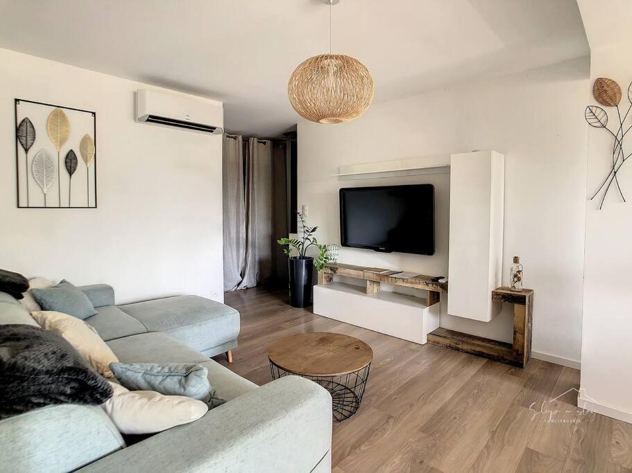 Le Canal - Appartement Avec Vue 4 Personnes La Redorte Exterior foto